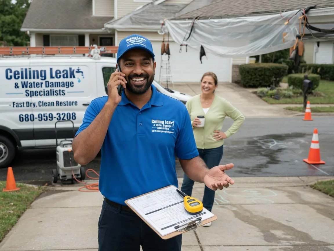 Ceiling Leak Cleanup Torreon, NM FAQs